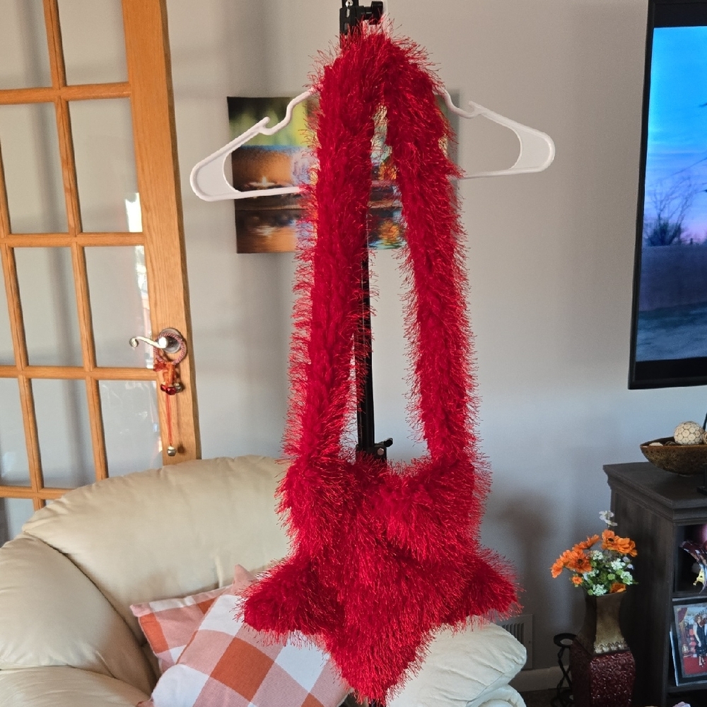 Fluffy Red Star Shape Crossbody Bag❤️  NEW